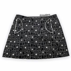 Cynthia Cynthia Steffe Retro Black & White Skirt